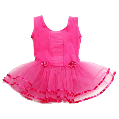 Hot Pink Ruffle - Front Tutu Ballet Dress Girls S-XL - SophiasStyle.com